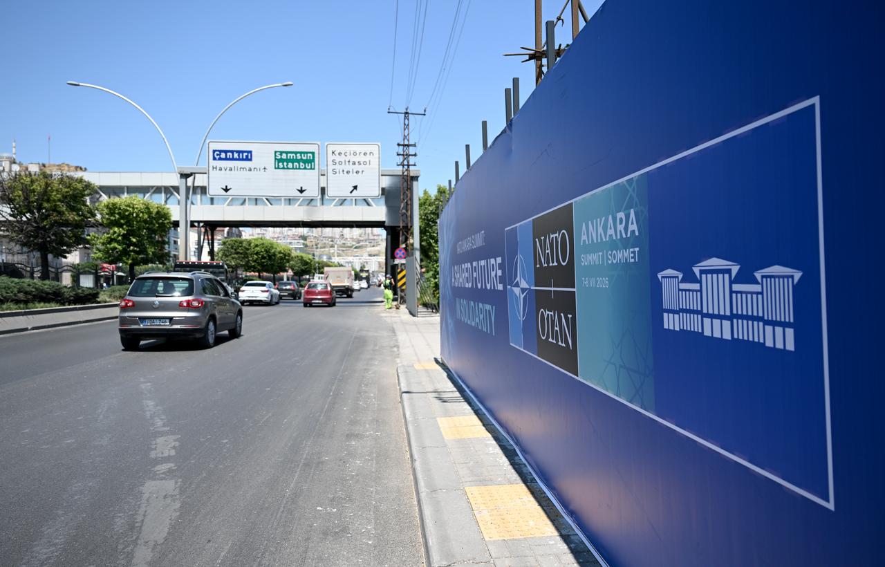 In the capital Ankara preparations are continuing throughout the city ahead of the NATO Summit to be held on July 7–8. (AA Photo)
