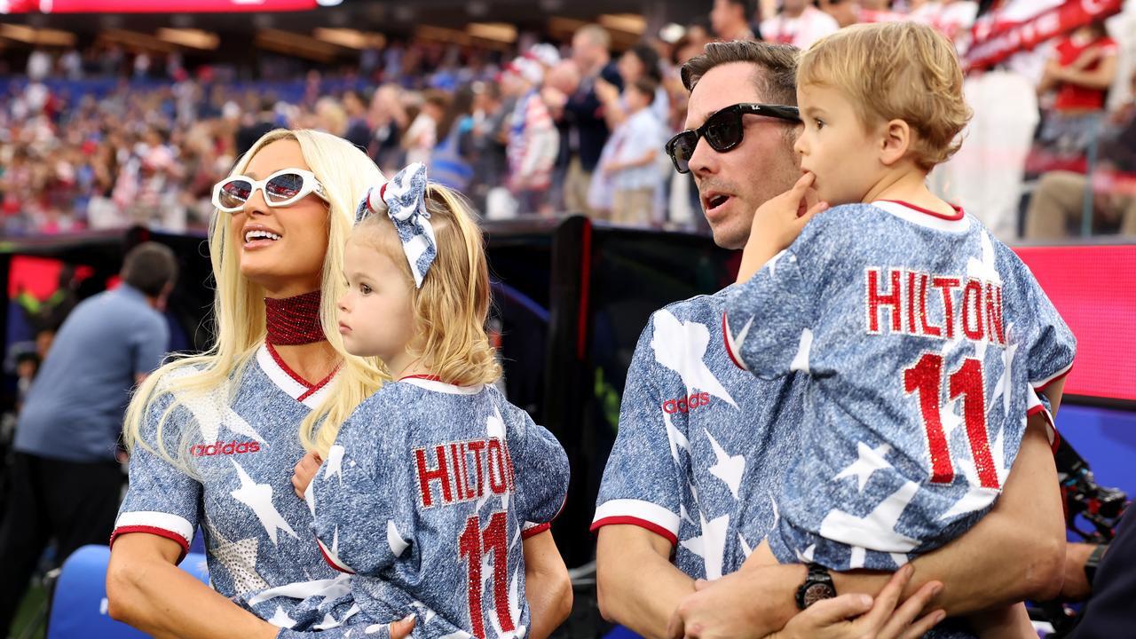 Brad Pitt, DiCaprio, Alba and Paris Hilton spotted at Türkiye-USA World Cup match