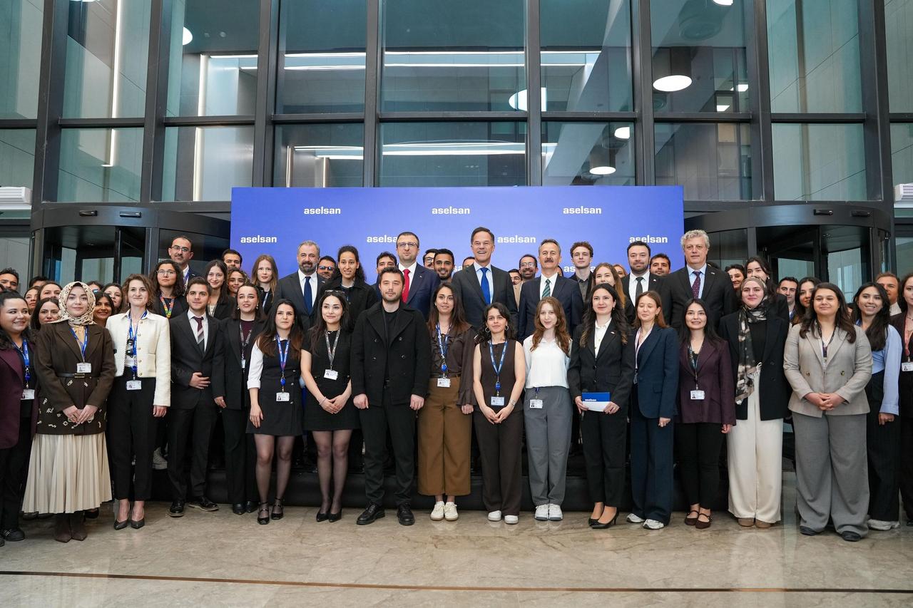 NATO Secretary General Mark Rutte during his visit to the ASELSAN, one of the leading companies in the Turkish defense industry, in Ankara, Türkiye on April 22, 2026. (Aselsan Photo)