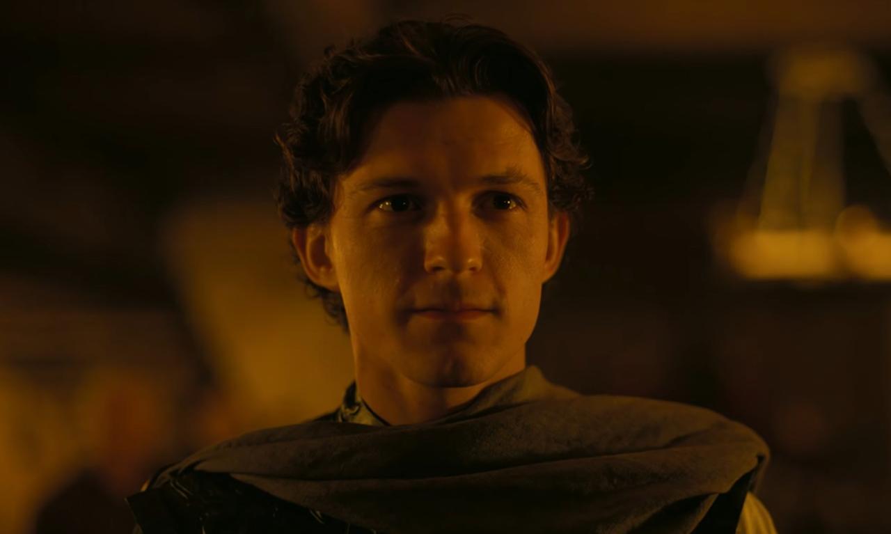 A still from the trailer for “The Odyssey” shows a character in costume in a scene from the film. (Photo via “The Odyssey” trailer)