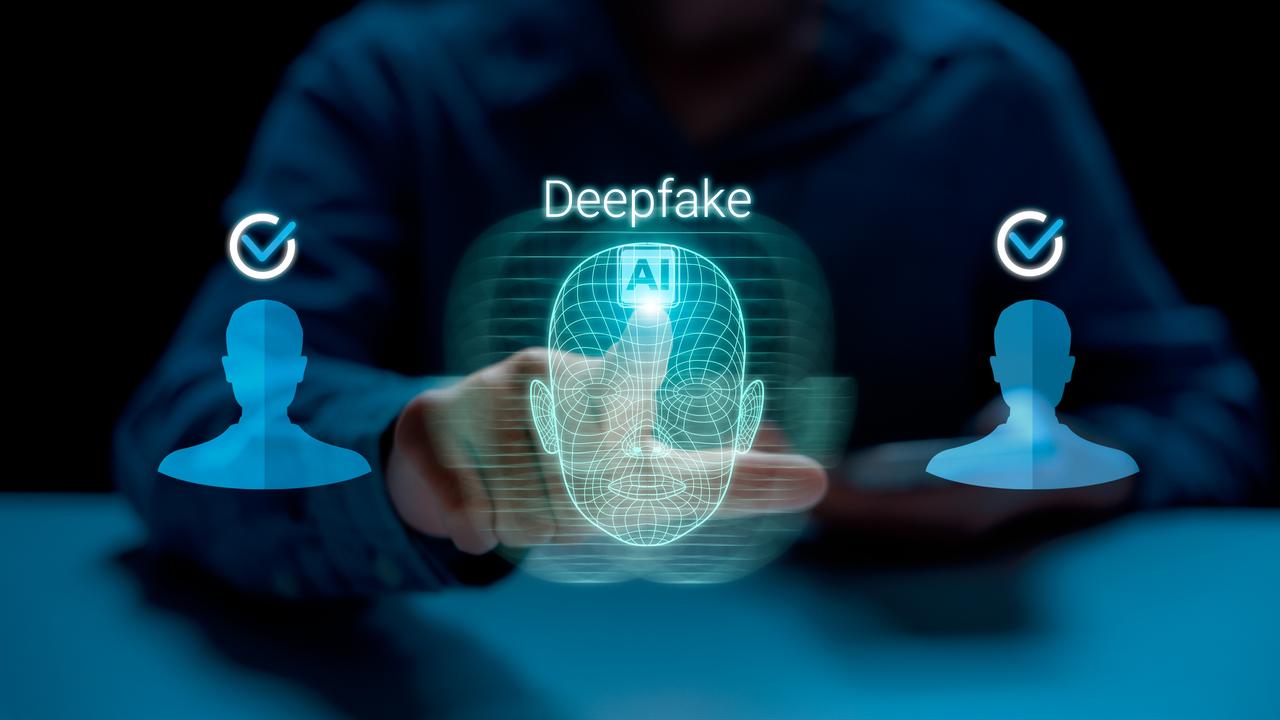 A digital interface illustrates deepfake detection and AI-based identity verification. (Adobe Stock Photo)