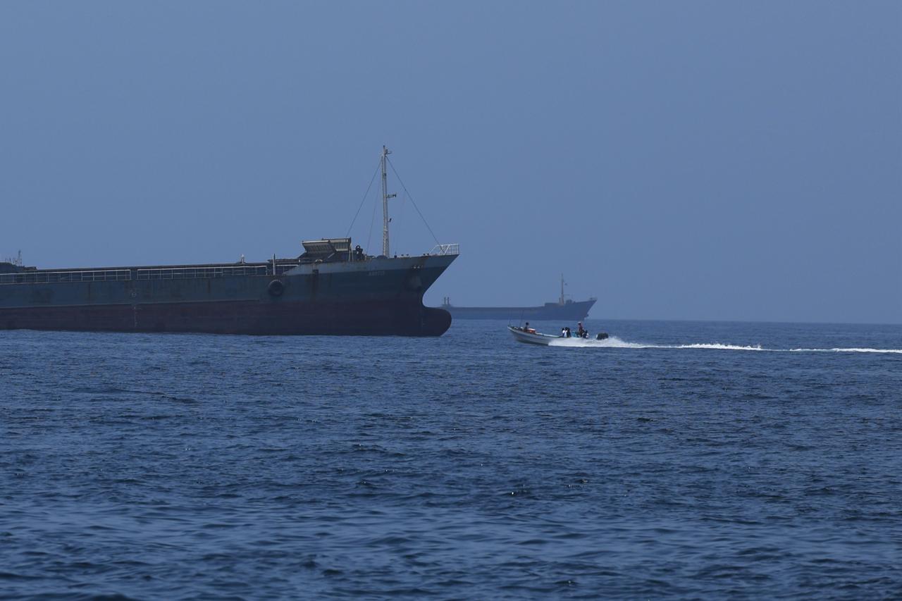 Oil tanker struck by 'unidentified projectile' in Strait of Hormuz Image