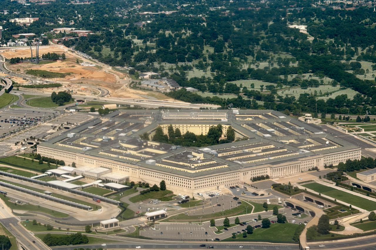 An aerial view of the Pentagon, which houses the US Department of Defense headquarters, in Arlington, Virginia, on May 31, 2026. (AFP File Photo)
