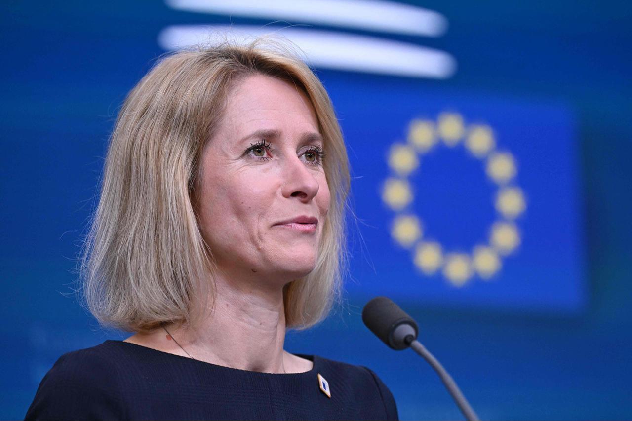 EU foreign policy chief Kaja Kallas addresses a press conference at the end of the European Council Summit, Brussels, Belgium, June 28, 2024. (AFP Photo)