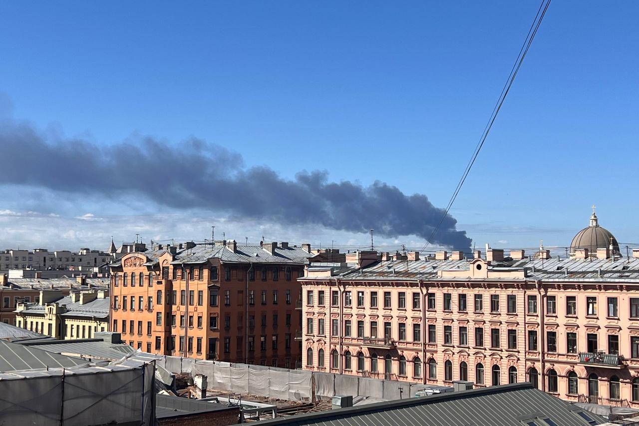 Ukrainian drone hits St Petersburg oil terminal ahead of major forum