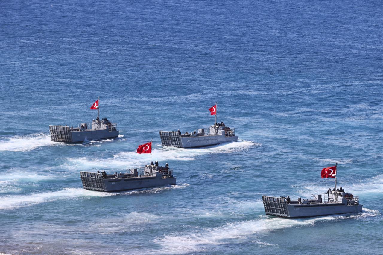 A view of the daytime activities as part of the Distinguished Observer Day of the EFES-2026 Exercise in Izmir, Türkiye, May 21, 2026. (AA Photo)