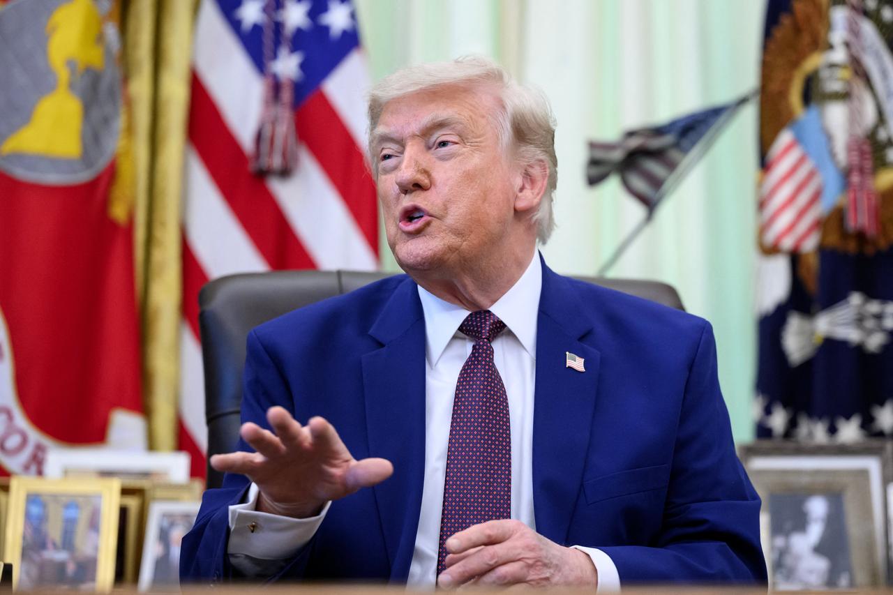 US President Donald Trump speaks after signing executive orders in the Oval Office of the White House in Washington, DC on June 3, 2026. (AFP Photo)