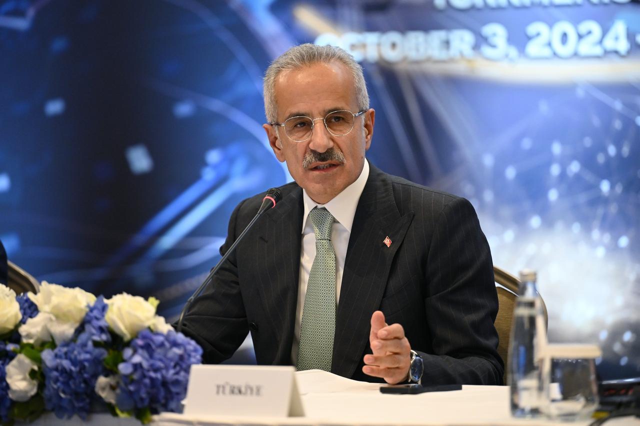 Abdulkadir Uraloglu, Türkiye's Minister of Transport and Infrastructure, Istanbul, Türkiye, October 3, 2024. (AA Photo)