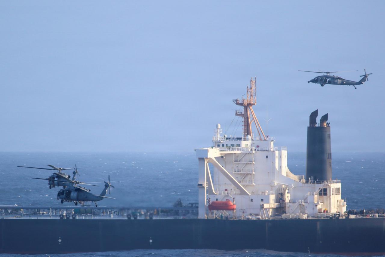 US forces board sanctioned tanker MT Davina in Indian Ocean
