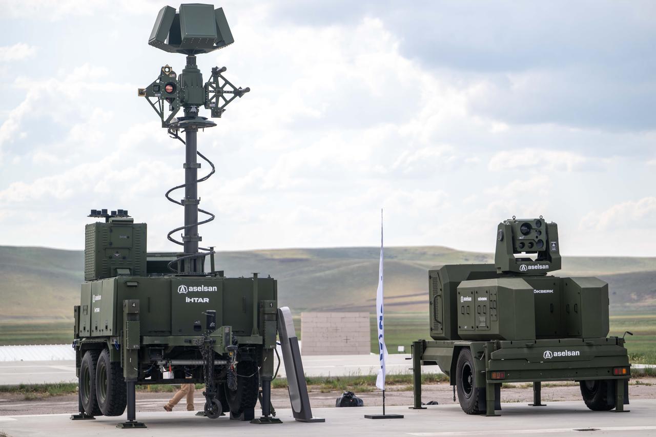 A view of an advanced tactical air defense component, developed by the leading Turkish defense company Aselsan during test in Ankara, Türkiye, June 4, 2026. (AA Photo)