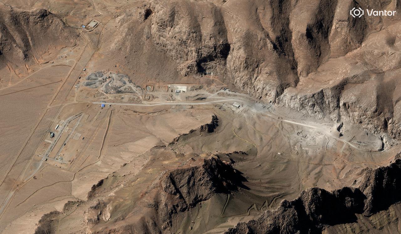This handout satellite image shows an overview of the Isfahan missile complex in central Iran on March 8, 2026. (Photo by Satellite image Ã‚Â©2026 Vantor/AFP)