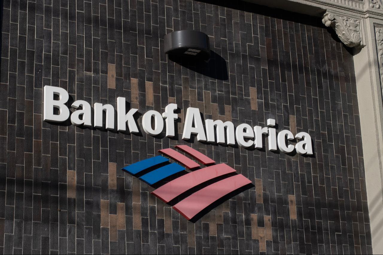 Bank of America signage is displayed outside a branch in Berkeley, California, U.S., Nov. 20, 2023. (Adobe Stock Photo)