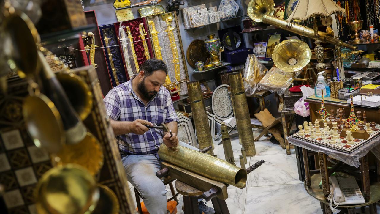 From shell casings to art: Damascus craftsmen reshape symbols of war