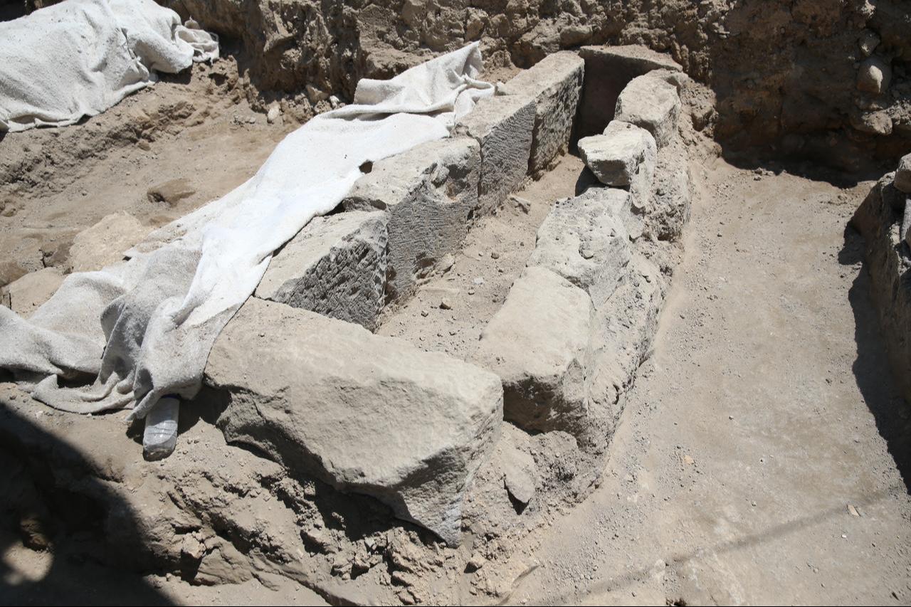 An ancient tomb at Tyana Ancient City in Niğde, Türkiye, July 11, 2026. (AA Photo)