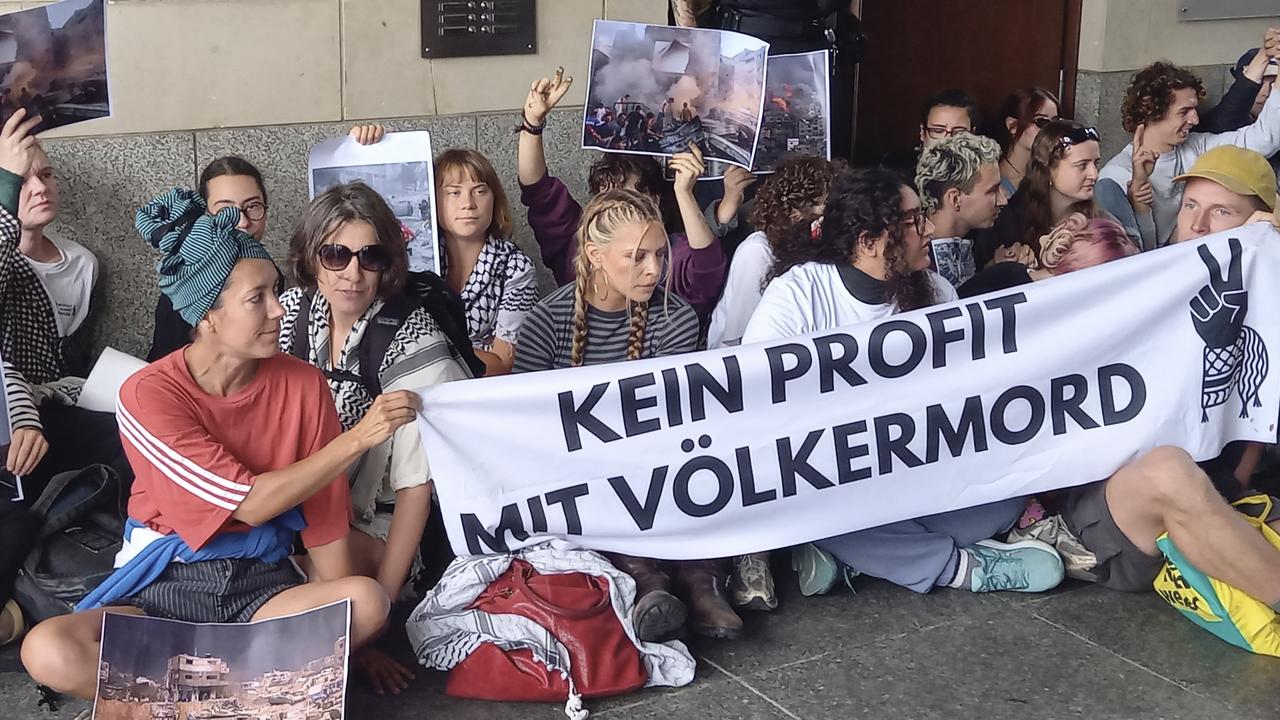 Greta Thunberg detained at anti-Rheinmetall protest in Berlin