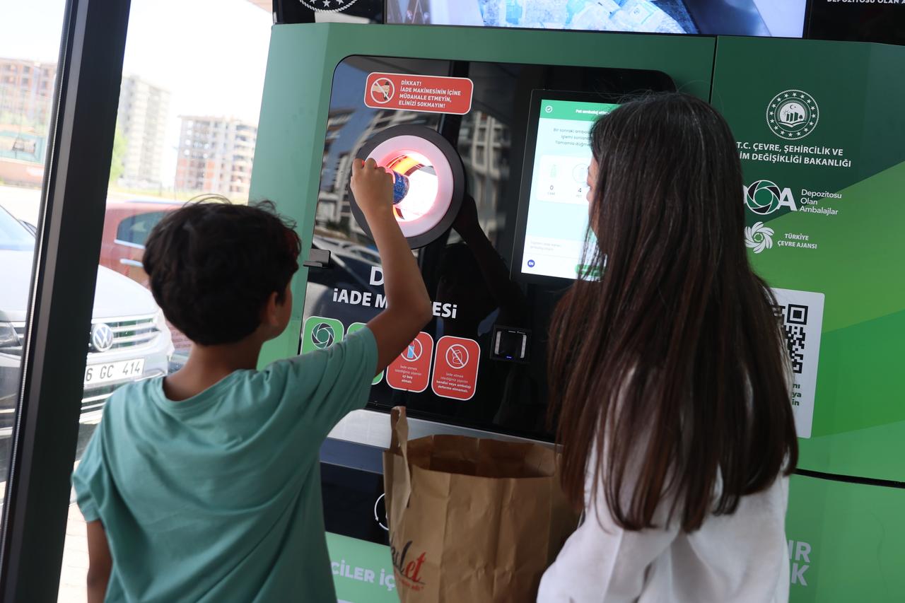 What happens to bottles you throw into deposit-return machines?