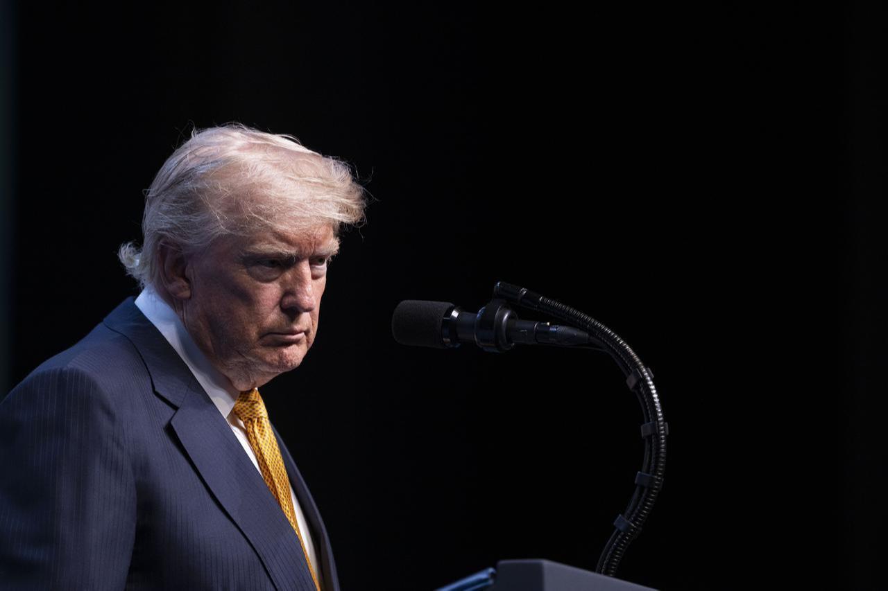 US President Donald Trump holds a press conference at the Presidential Complex as part of the 36th NATO Summit in Ankara, Türkiye, July 8, 2026. (AA Photo)