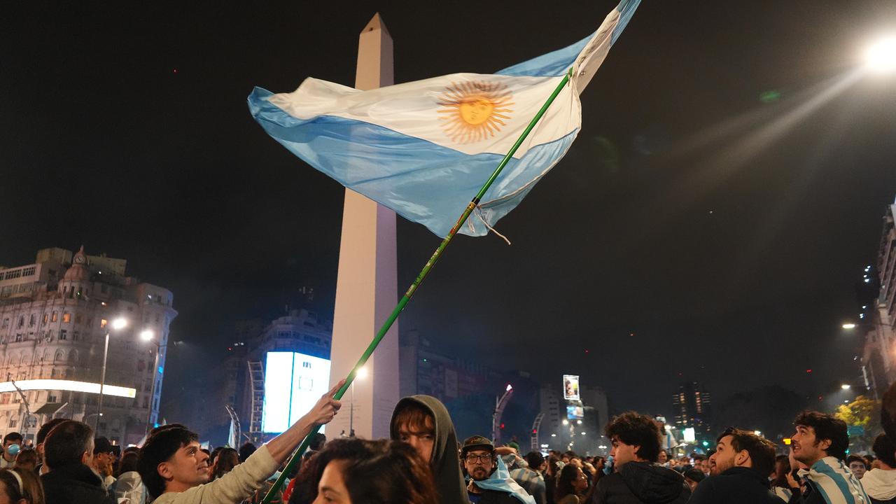 Buenos Aires celebrates as Argentina beats England