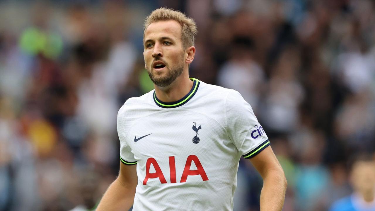 Harry Kane seen during a Tottenham Hotspur match. (Photo via Sky Sports)