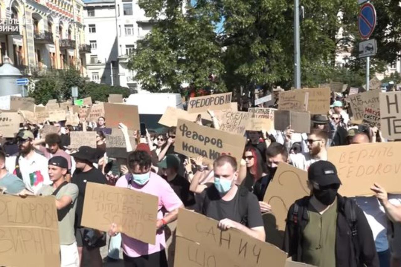 Protests erupt across Ukraine over removal of Defense Minister Fedorov
