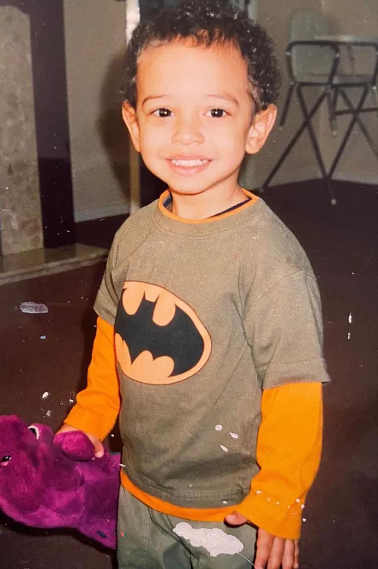 Old photo of Jude Bellingham as a four-year-old child. (Photo via thesun.ie)