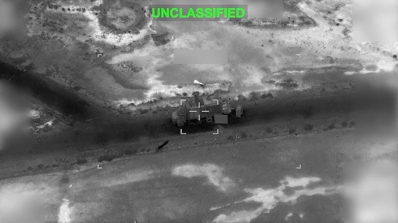 This screen grab made on July 15, 2026, from a handout video released by US Central Command on July 13, 2026, shows what the US military says is a strike in Iran. (AFP Photo/US Central Command Public Affairs/HO)