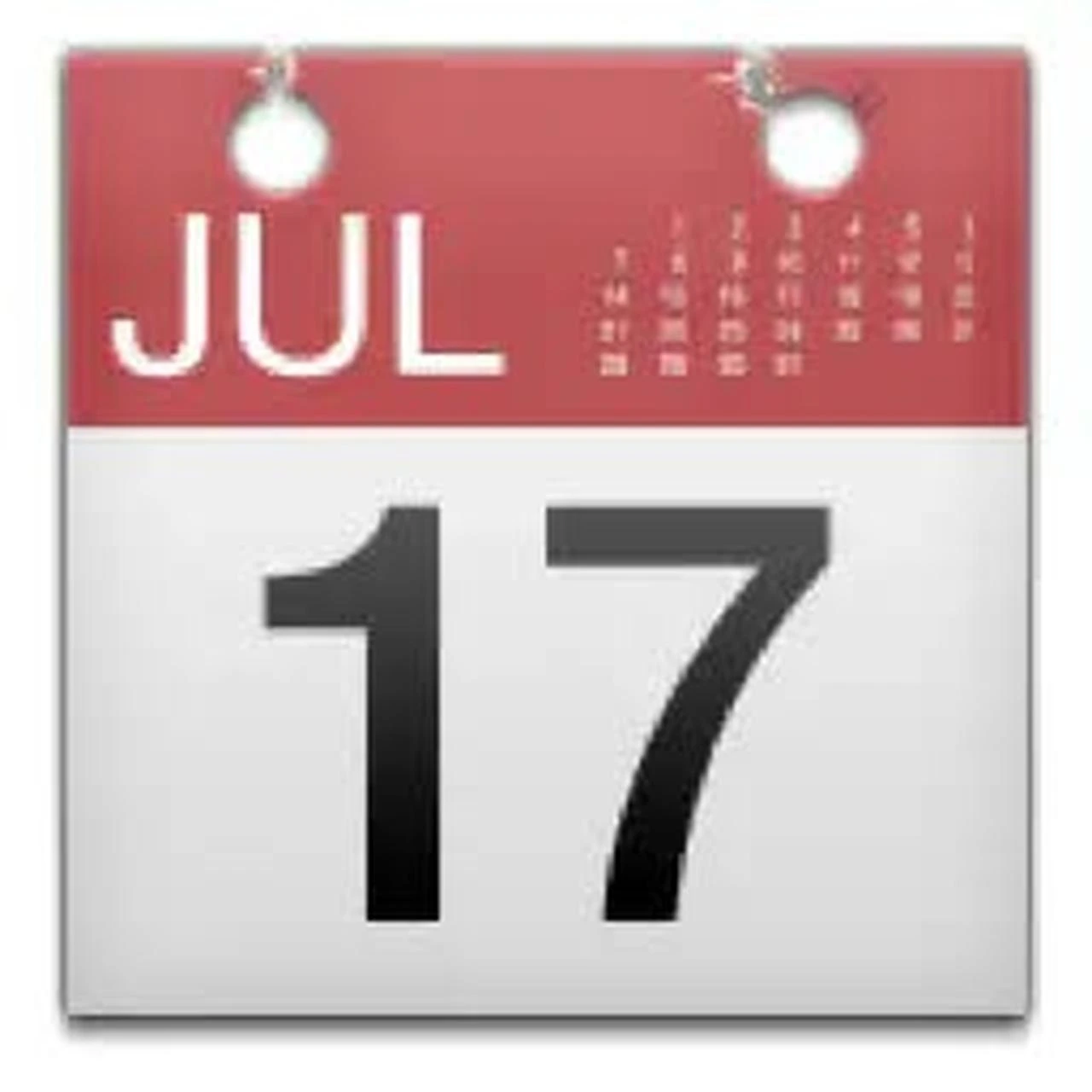 Apple's calendar emoji. (Photo via washingtonpost.com)