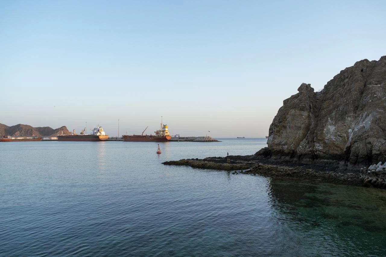 Tanker hit by unknown projectile off coast of Oman: UKMTO Image