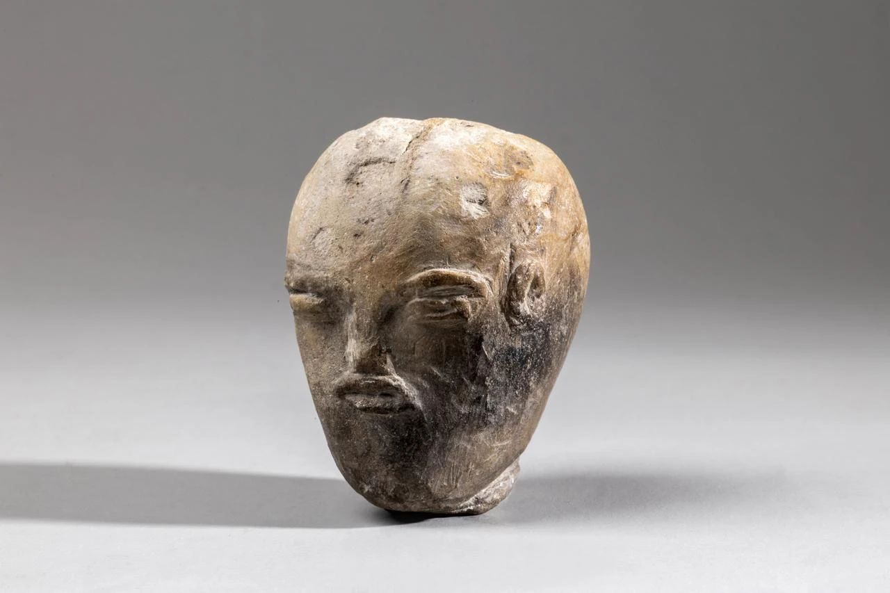 A limestone leopard sculpture from Karahantepe, dating to 9,400–8,000 BCE. (Photo by Yusuf Aslan, courtesy of Şanlıurfa Museum)