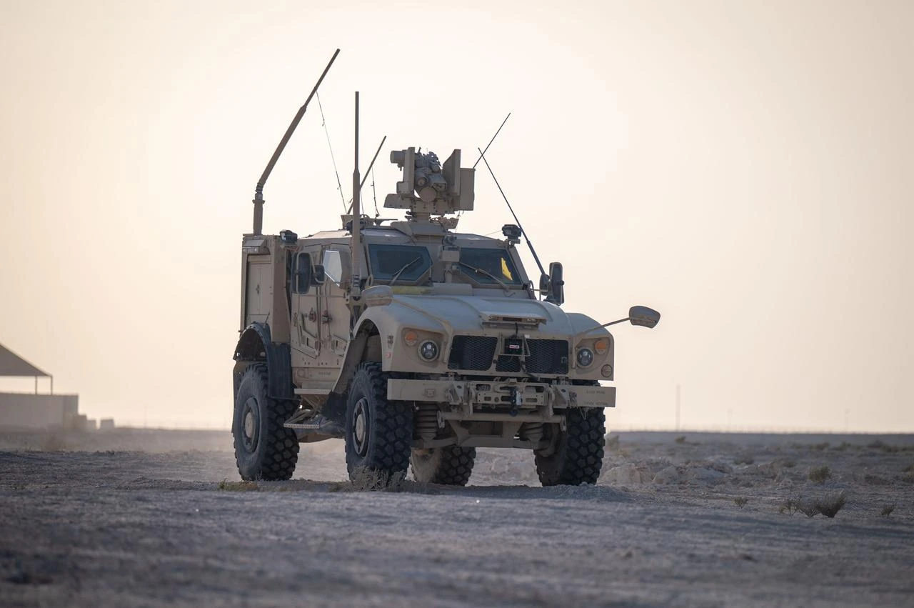 Explosive ordnance technicians assigned to the United States Central Command area of responsibility participate in the 379th ECES’ 72-hour field training exercise at Al Udeid Air Base, Qatar, April 12, 2023. (Photo via U.S Air Force)
