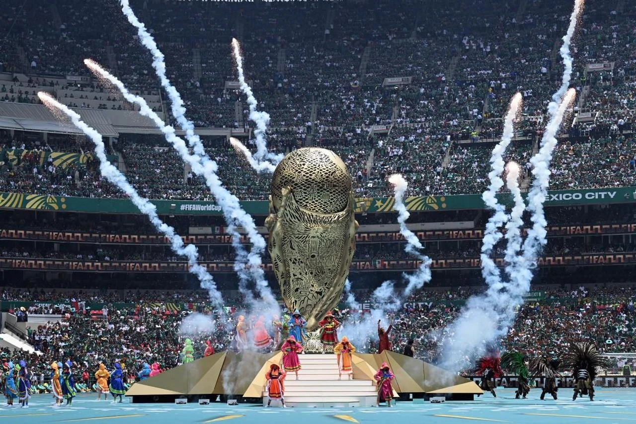 The World Cup opening ceremonies were held at the Mexico City Stadium in Mexico City, June 11, 2026. (AFP Photo)