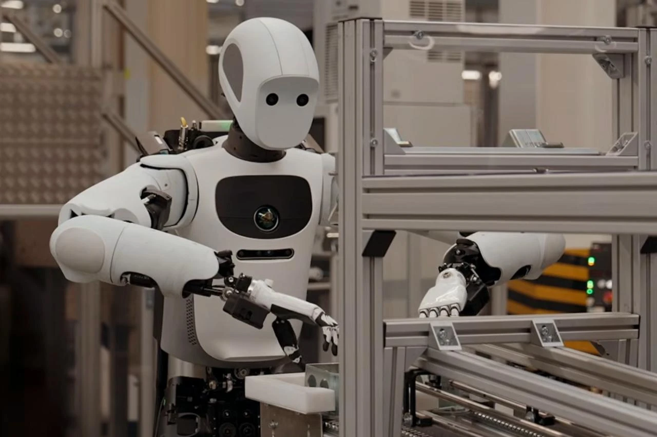 Humanoids learn skills at 'robot schools' for real-world work