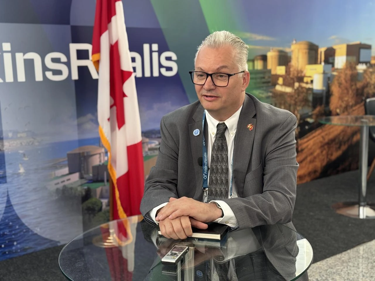 Gary Rose, president of CANDU International and vice president of AtkinsRealis, speaks during an interview at the 12th Nuclear Power Plants Summit (NPPES) in Istanbul, Türkiye, July 2, 2026. (AA Photo)