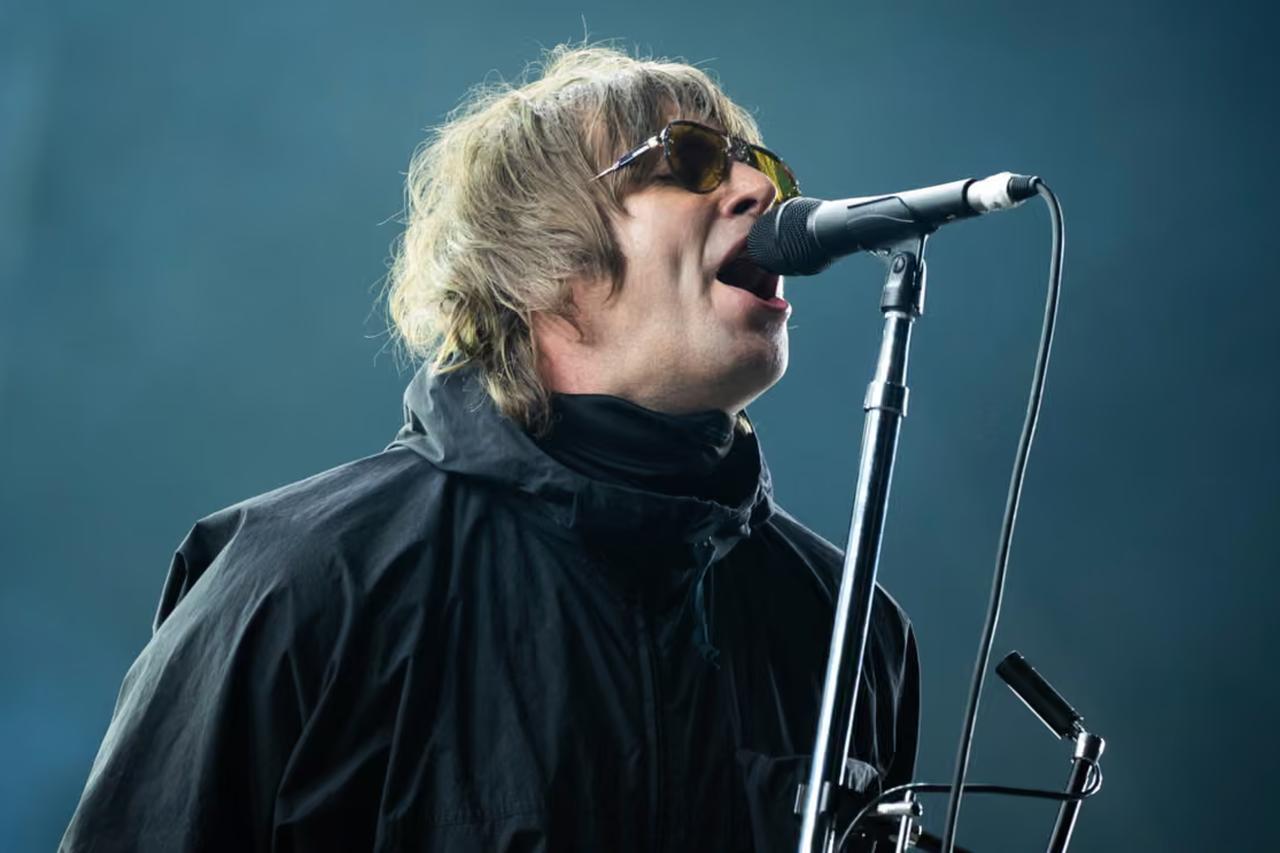 Oasis frontman Liam Gallagher performs onstage. (AFP Photo)