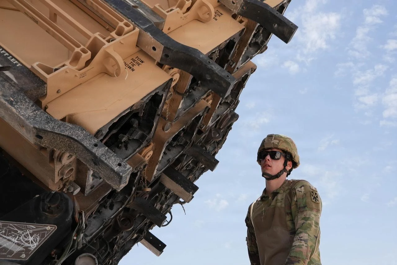 U.S. Army air defense artillerymen work to place a Patriot missile system into operation in the Middle East. (Photo via U.S. Army)