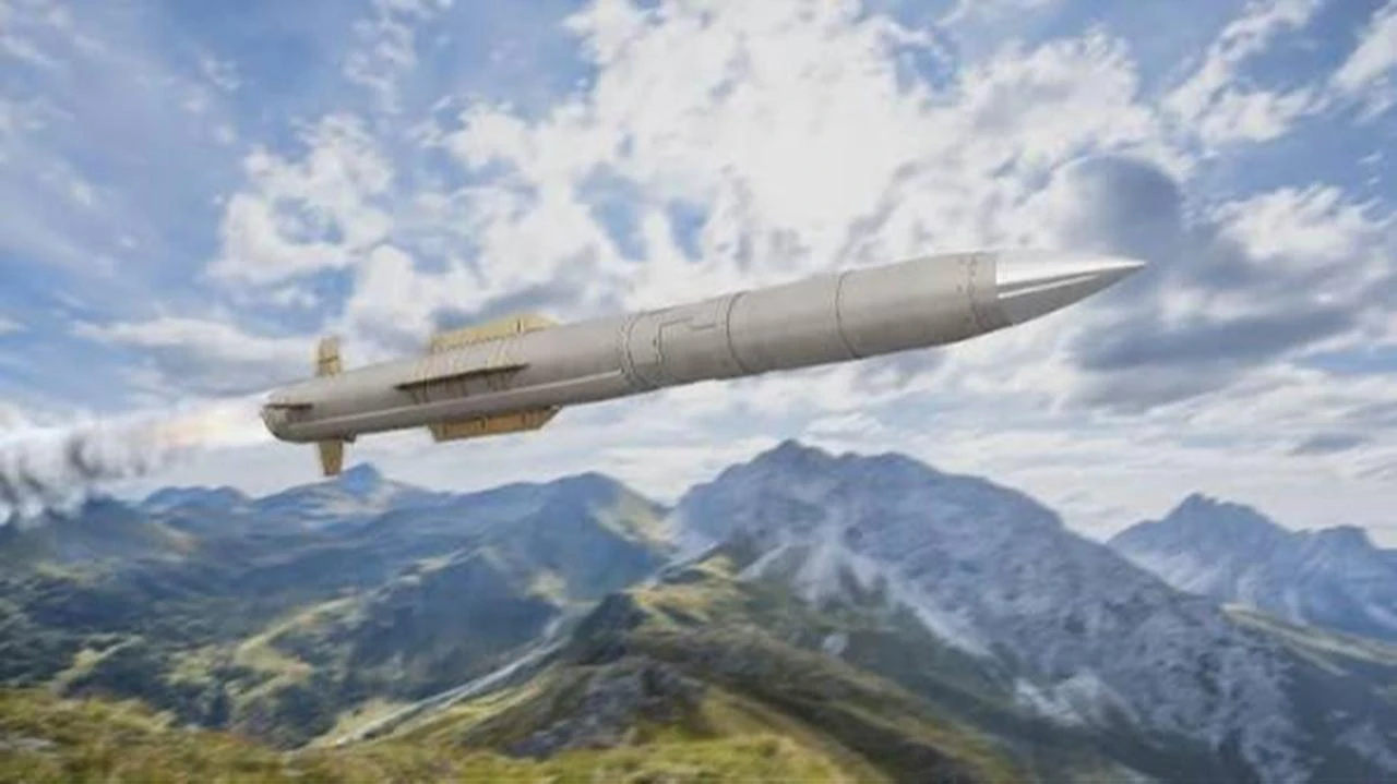 The photo shows an illustration of PAC-3® Adapted Capability Effector (PAC-3 ACE™) interceptor missile produced by Lockheed Martin. (Photo via Lockheed Martin)