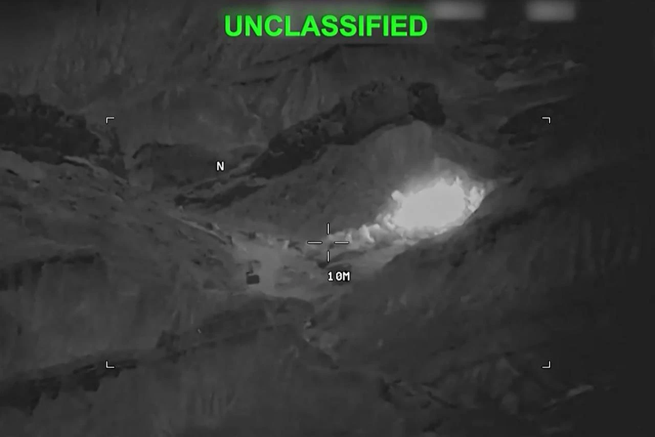 A handout image by U.S. Central Command (CENTCOM) shows U.S. forces carrying out precision strikes on Iranian military targets, July 17, 2026. (AFP Photo)