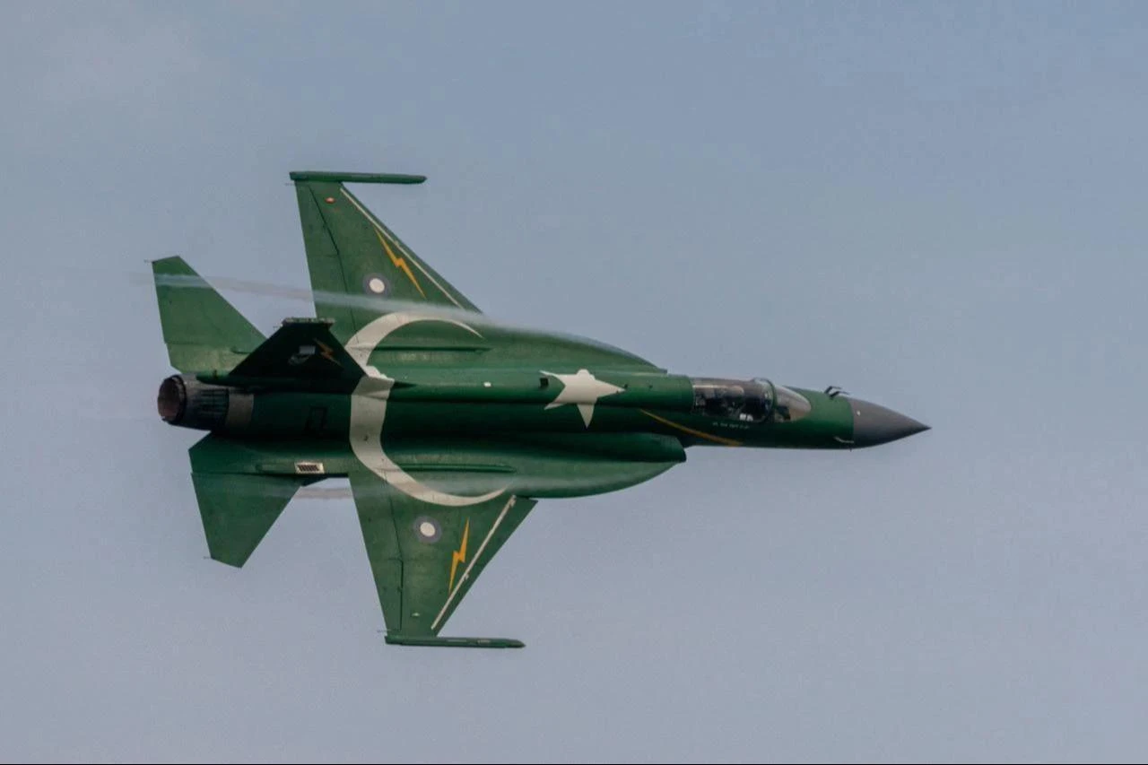 JF-17 Thunder multi-purpose fighter aircraft of Pakistan Air Force in Radom, Poland, August 2018. (Adobe Stock Photo)