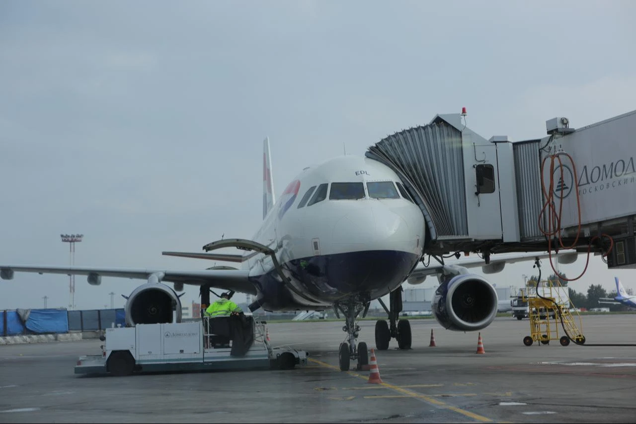 A passenger aircraft is serviced at Moscow's Domodedovo Airport, Sept. 2, 2020. (Adobe Stock Photo)