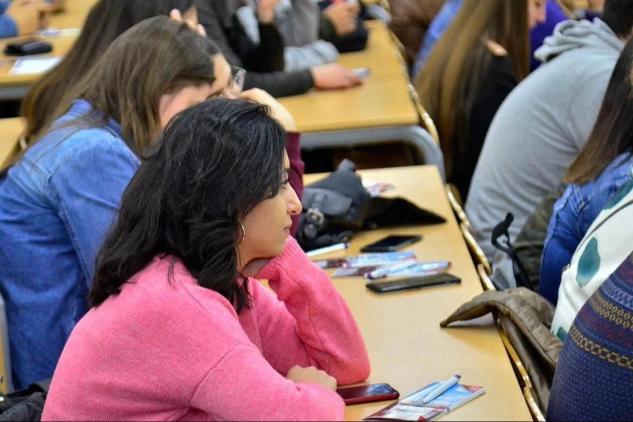 Students attend a university lecture in Türkiye, accessed on July 7, 2025. (AA Photo)