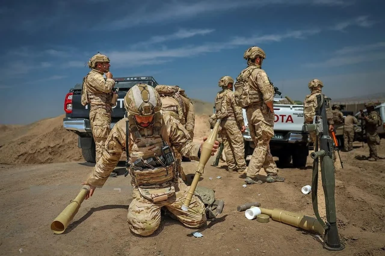 Member of the Islamic Revolutionary Guard Corps (IRGC) participate in a military exercise in Tehran province, Iran, May 12, 2026. (Photo via Islamic Revolutionary Guard Corps/HO)