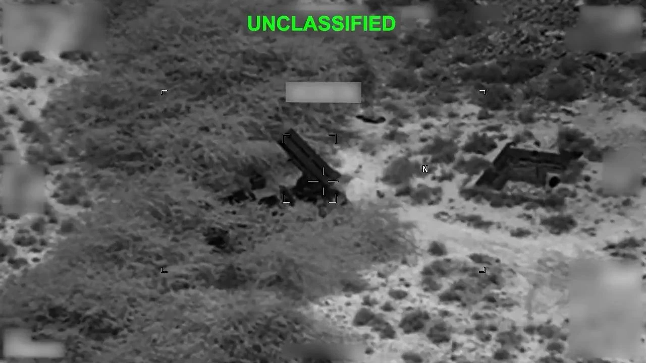 This screen grab made on July 24, 2026, from handout video footage released by US Central Command (CENTCOM) shows US forces launching strikes against Iran. (Photo via screengrab from video on X/@CENTCOM)