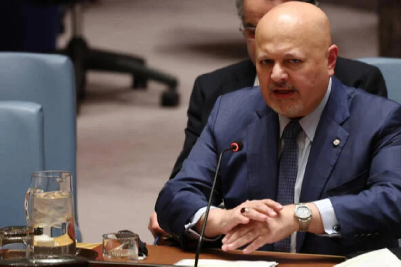International Criminal Court (ICC) Prosecutor Karim Khan, attends a United Nations Security Council meeting on Sudan and South Sudan at the United Nations headquarters in New York City on January 27, 2025. (AFP Photo)