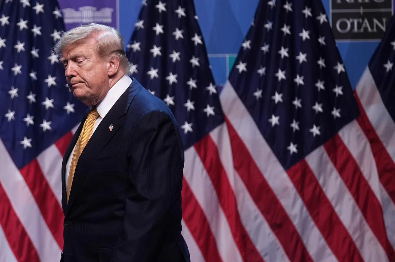 US President Donald Trump holds a press conference at the Presidential Complex as part of the 36th NATO Summit in Ankara, Türkiye, July 8, 2026. (AA Photo)