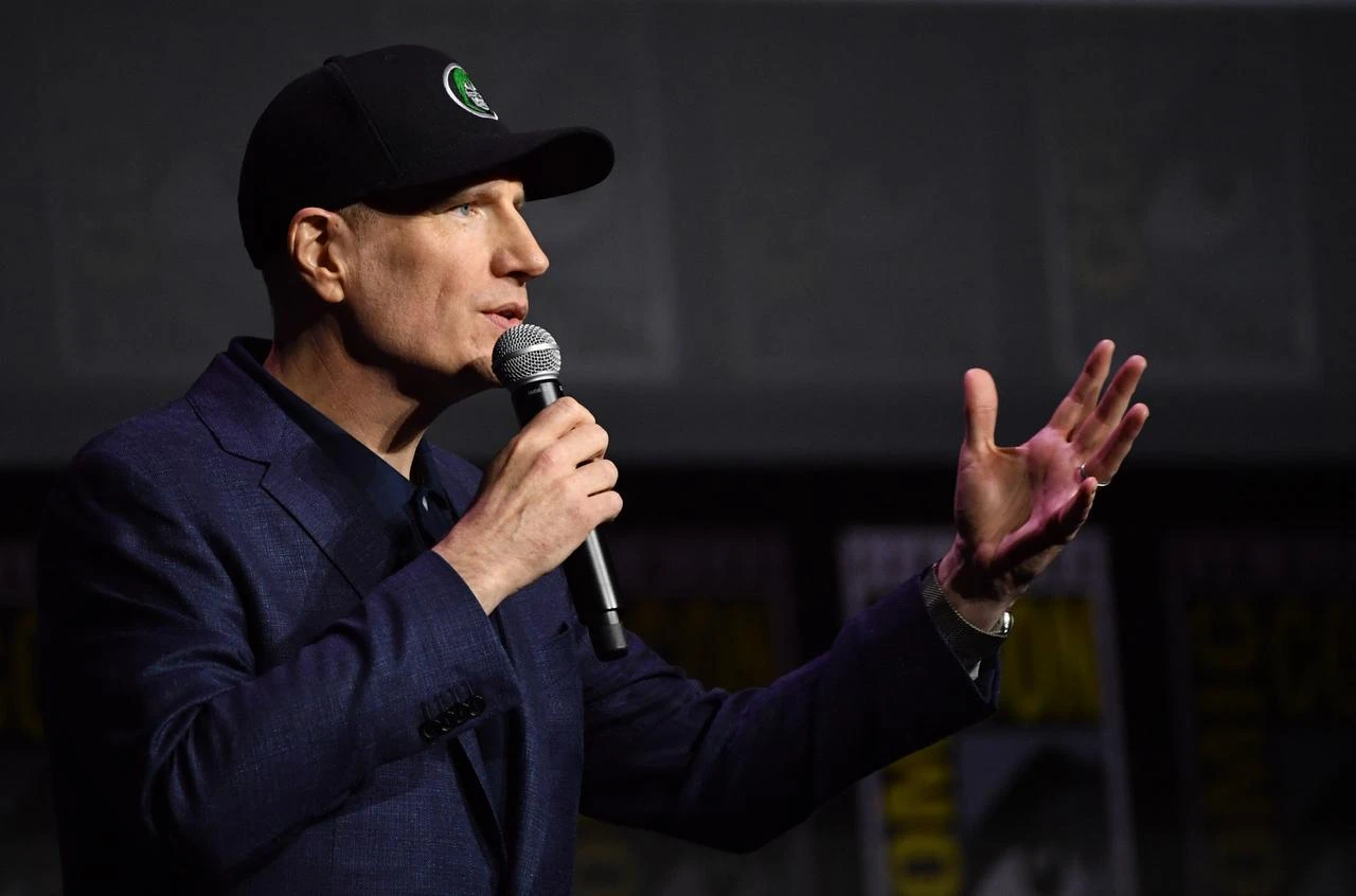 President of Marvel Studios Kevin Feige attends the Marvel panel during Comic-Con International in San Diego, California, July 25, 2026. (AFP Photo)