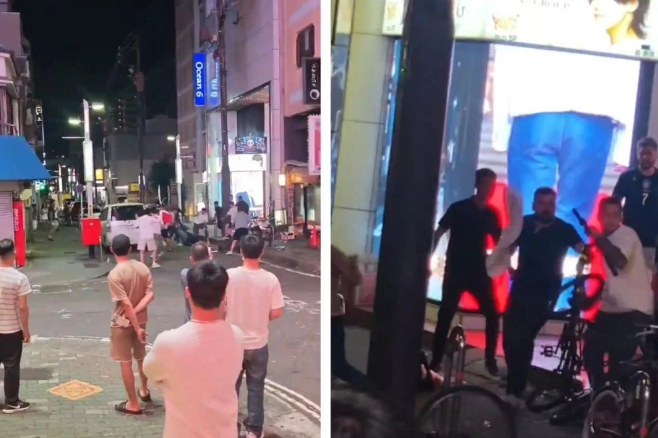 Turkish families clash in nighttime street brawl in Japan