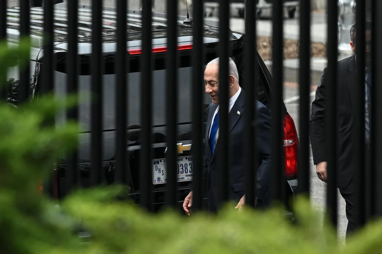 Israeli Prime Minister Benjamin Netanyahu arrives at the White House for a meeting with U.S. President Donald Trump in Washington, D.C., on July 28, 2026. (AA Photo)