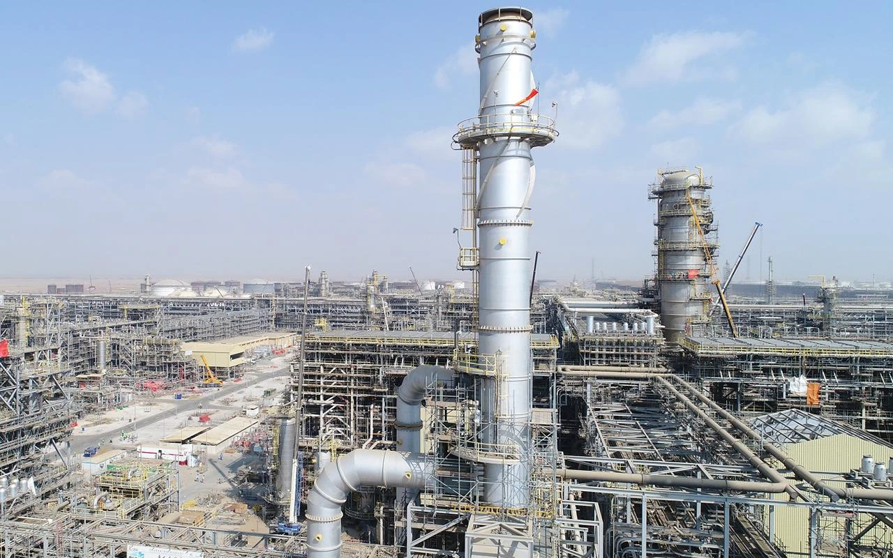 A general view of Saudi Aramco's Jazan refinery in Jazan Province, Saudi Arabia. (SPA Photo)