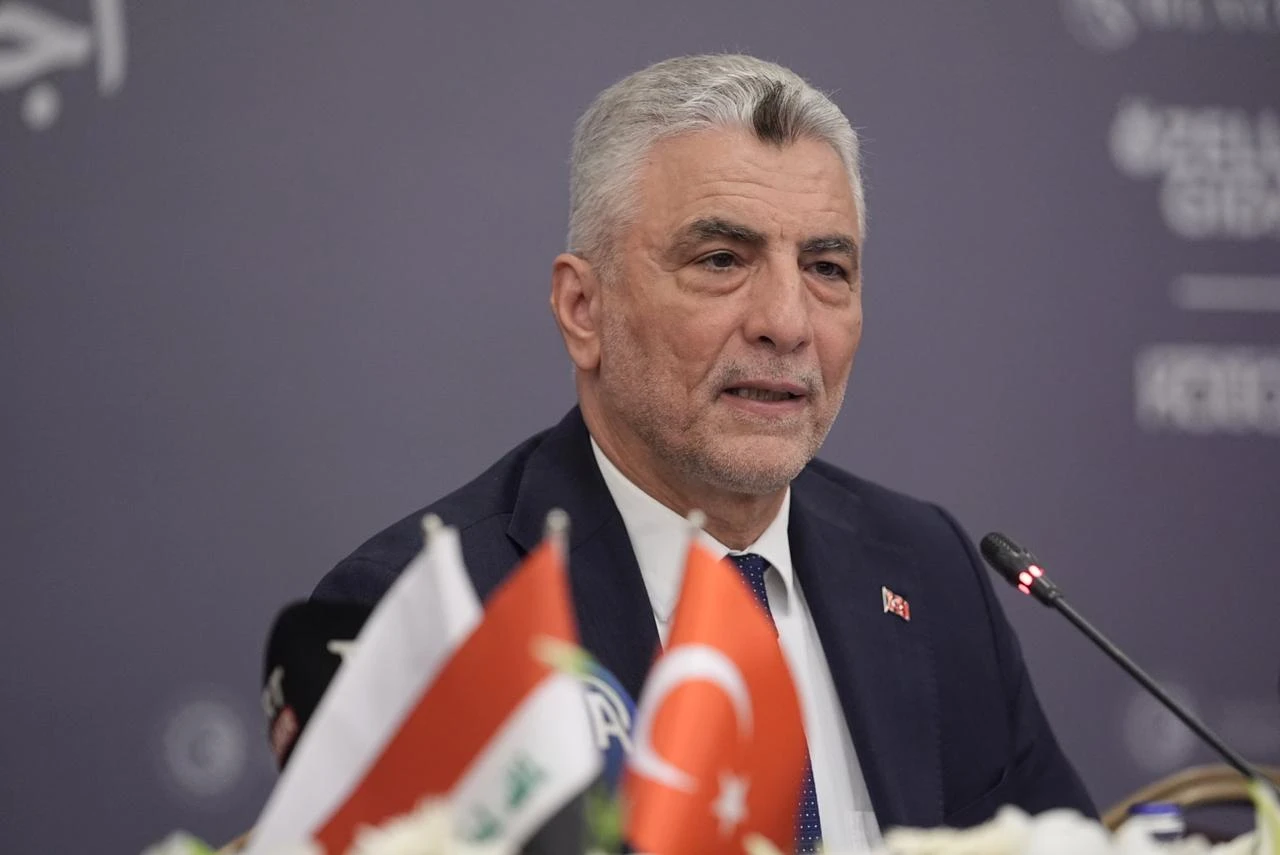 Turkish Trade Minister Omer Bolat speaks at the Turkiye-Iraq Roundtable Meeting in Ankara, Türkiye on July 28, 2026. (AA Photo)