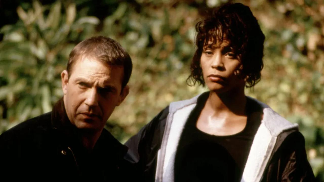 Kevin Costner and Whitney Houston in 'The Bodyguard.' (Photo via Everett Collection)